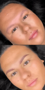 Powder brows resultaat 2